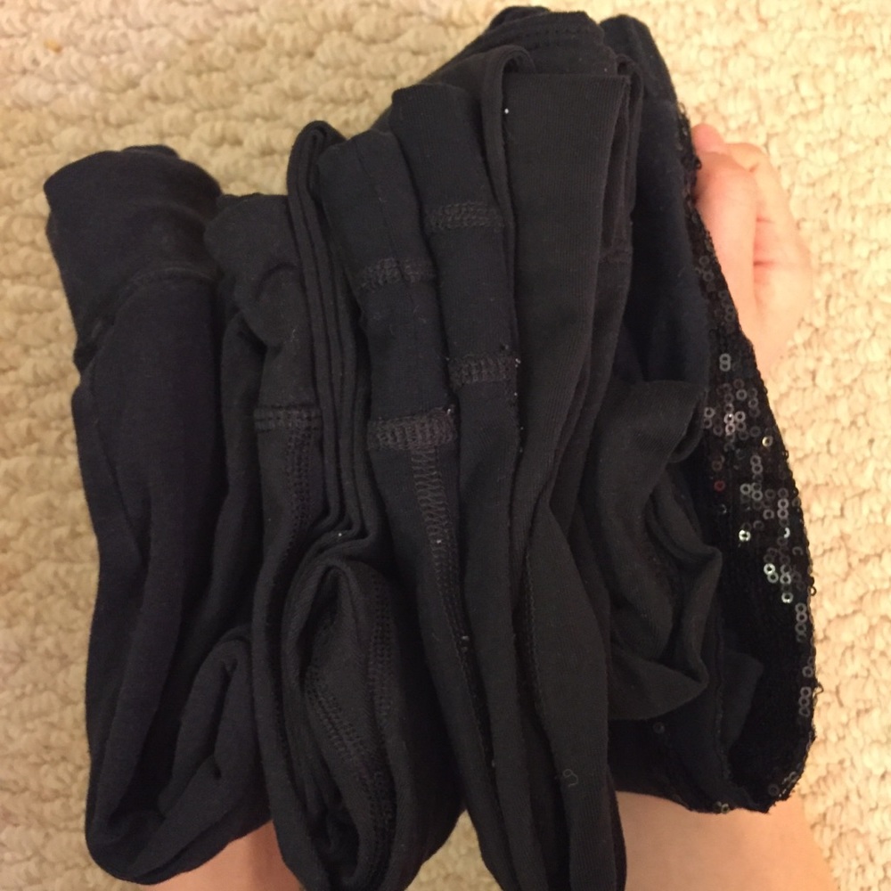 4-Set Black Legging Bundle